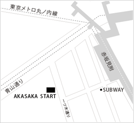 直営店 AKASAKA ATART 地図